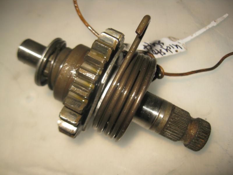 Yamaha 1973 dt250 dt1 dt3 dt 250 engine kicker kick start shaft starter gear 