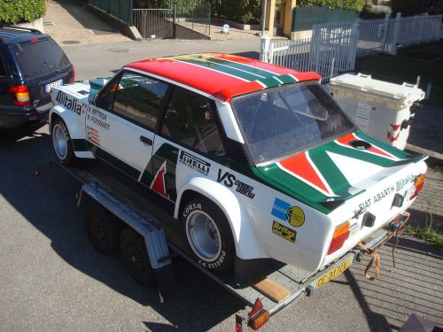 Fiat 131 abarth alitalia decals stickers adesivi
