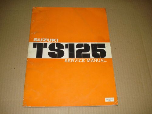 1978 suzuki ts125 service manual