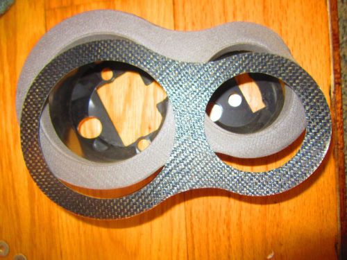 Ducati 748-998  tach/temp guage bezel  // with carbon cover 1999-2001 supersport