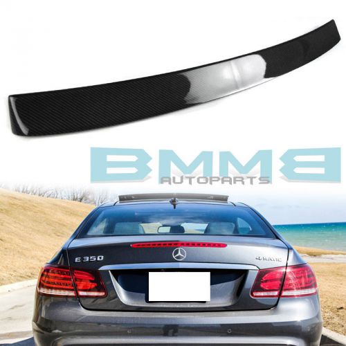 Carbon for benz e-class c207 2d 2dr coupe boot roof spoiler turbocharged 3m tape