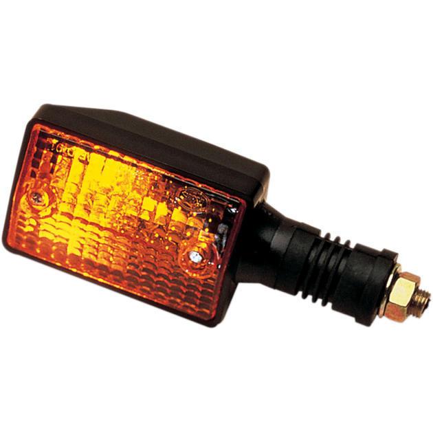 K&s dot turn signal s/f black amber front/rear fits yamaha dt50u dtl c 1988-1990