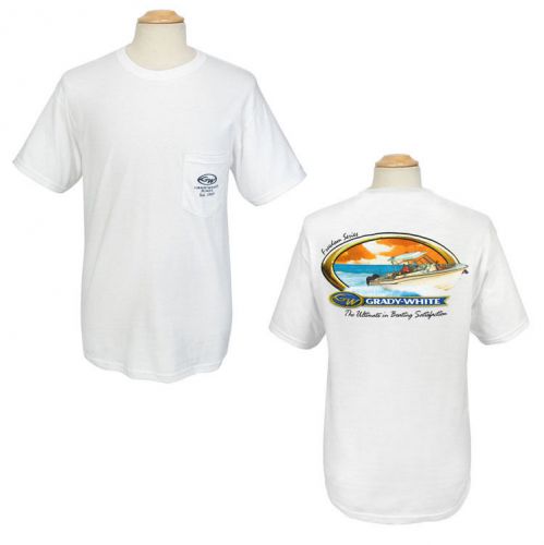 Grady white boats adult gildan t-shirt w/pocket freedom series xxx-large