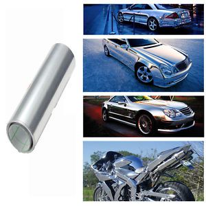 15cmx152cm car auto diy sticker roll decal vinyl film silver mirror chrome wrap