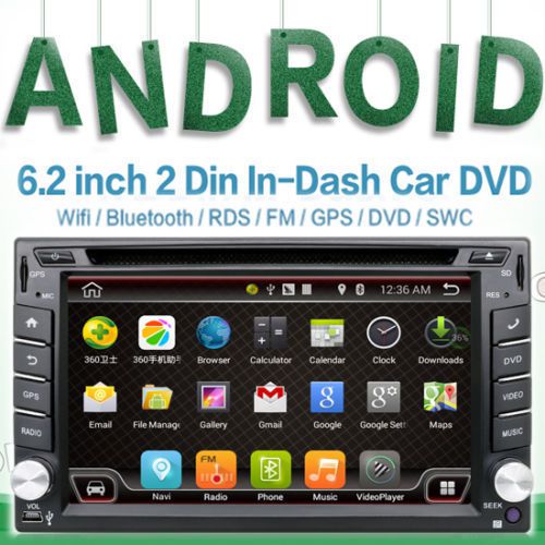 Android 4.4 car audio gps navigation 2 din car stereo radio car wifi usb+camera
