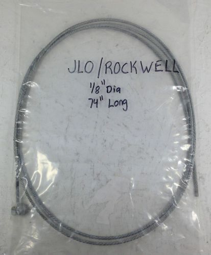 Jlo rockwell recoil cable 74&#034; long l295 l297 l300 l340 r295 r340 l372 l380 new