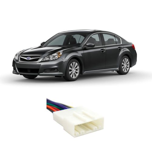Subaru legacy (w/o nav) 2010-2011 factory to aftermarket radio harness adapter
