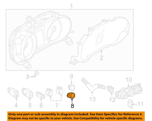 Mitsubishi oem 11-12 outlander ignition lock-power switch 8610a130