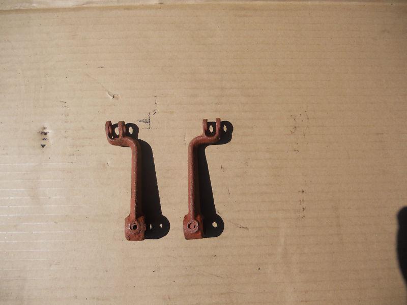 Model a ford brake lever backing plate rear pair  rare