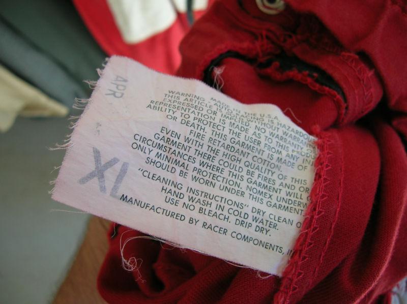 RCI Race Suit, Two Piece,Extra Large,Great Shape, Race Car,Drag Boat,Drag Car., US $30.00, image 5