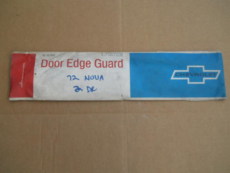 1968-74 chevy nova 2-door new old stock door edge guards