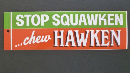 Hawken old big decal beautiful sticker original vintage