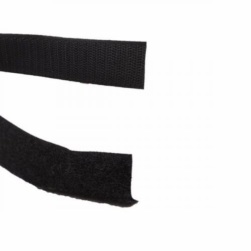 Premier quality 1 inch black sew on boat hook and loop roll (25 yards)