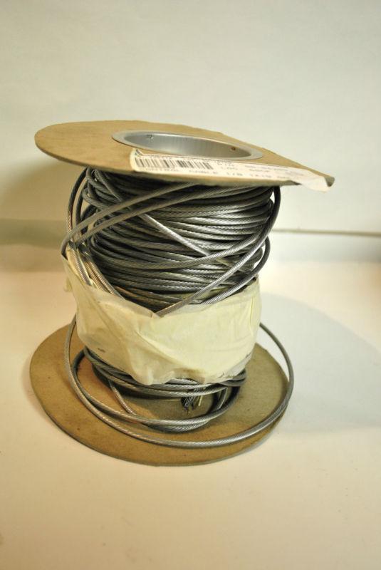 Control cable--100 ft. new --1/8   1x19  galvanized 