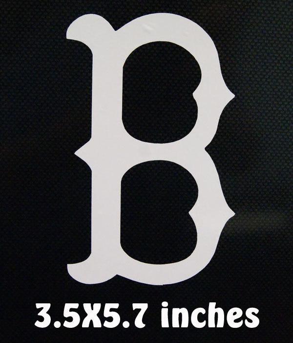 Boston red sox car window decal sticker