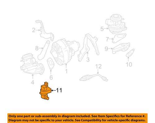 Mercedes mercedes-benz oem 10-11 e350-vapor canister purge valve 2124702493