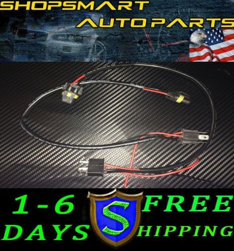 2 x 9003 h4 hb2  hid ballast power wire cable harness single beam