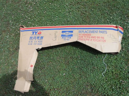 Toyota pickup truck 89-95 right fender 4wd 90-95 toyota 4runner w/o ext