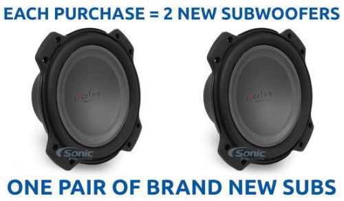 2) kenwood excelon xr-w1002 300w rms 10" single 2-ohm svc car subwoofers