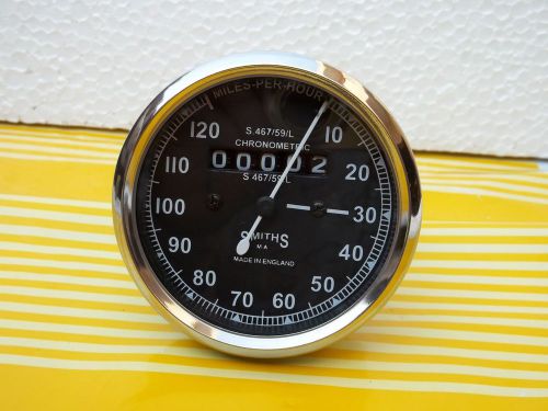 New replica smiths speedometer 120 mph black bsa enfield - fast shipping