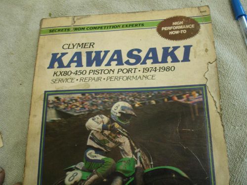 Kawasaki kx80-450 piston port   service manual