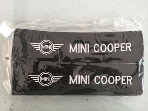 Auto seat belt cover pad 2 pcs for mini cooper or any car 01