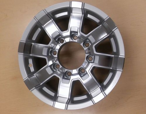 16x6 8-6.5 hi spec aluminum trailer wheel 581 silver 3960 581-66865s free ship