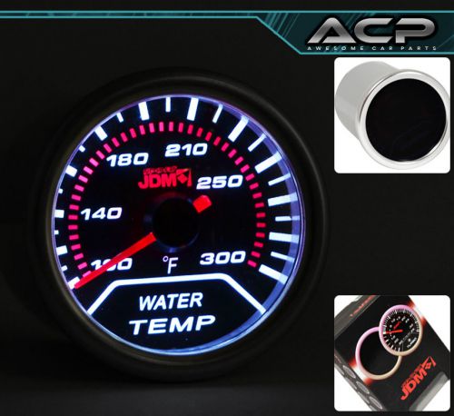 Universal 52mm water temp temperature gauge auto meter analog red needle jdm new