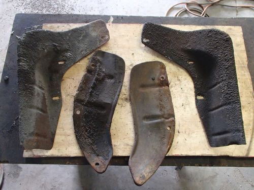 Set front wheel well splash shields 1966 buick electra 1966 wildcat  lesabre