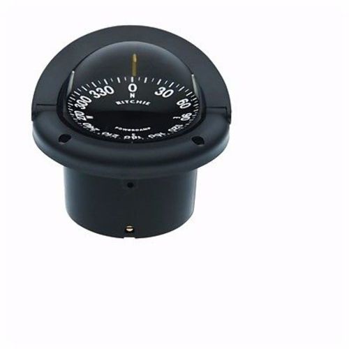 Ritchie helmsman compass hf-742 powerdamp dial flush mount traditional black md