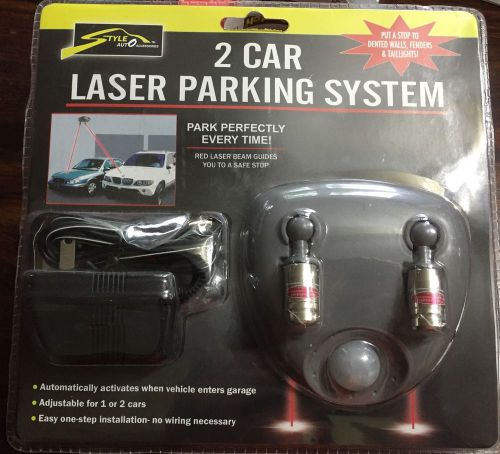 Style auto dual garage laser parking system