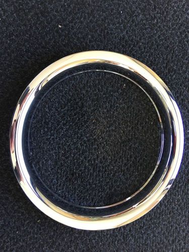 (1) 14" chrome trailer wheel trim ring covers sharp!!  1403 phoenix usa