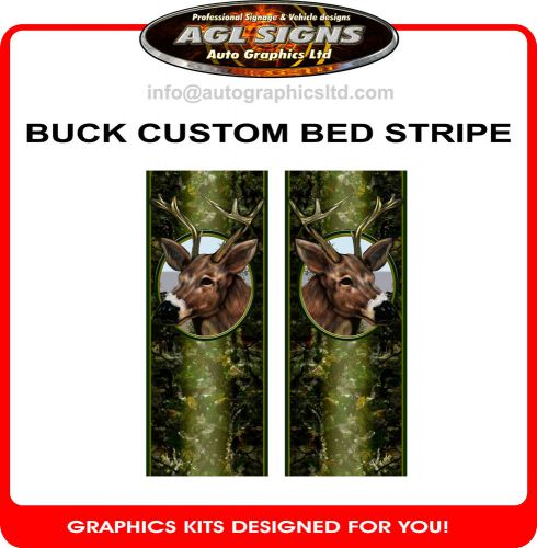 Buck tail  bed stripe custom design fits dodge chev ford
