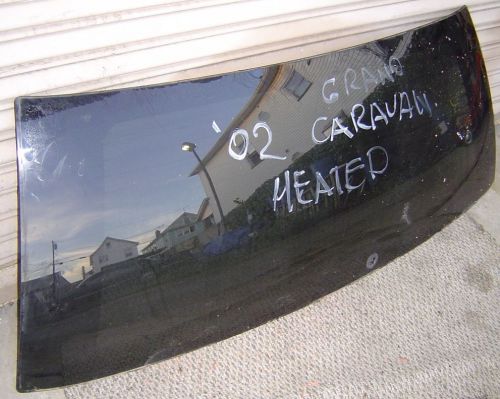 01 02 03 04 town country caravan voyager rear tailgate glass window windshield n