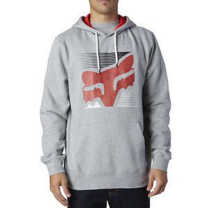 Fox racing home bound mens pull over hoody heather gray