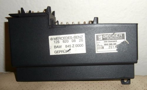 84 - 91 mercedes w126 560sel 420sel 300se radio alarm anti theft control unit