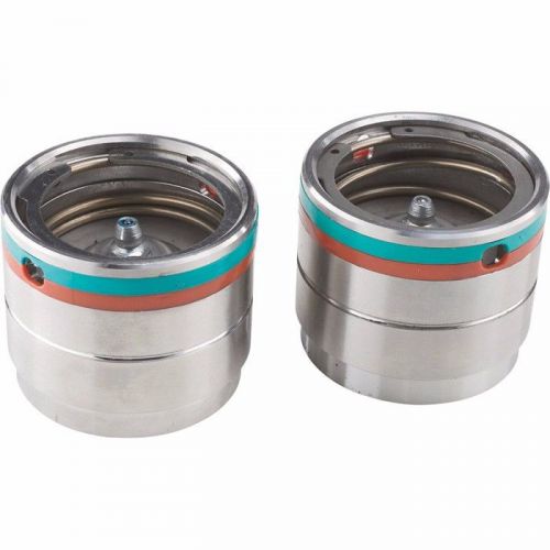 Grease bearing protectors — pair, fit 2.328in. hubs, with dust covers new!