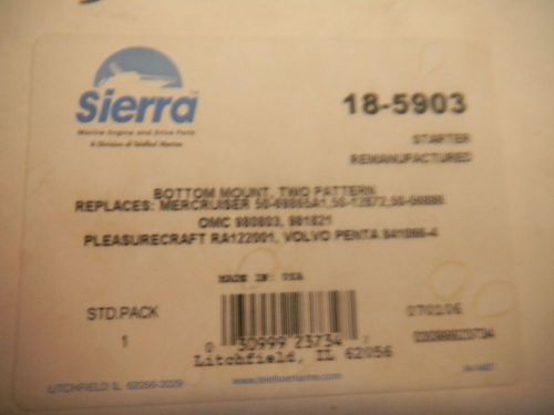 18-5903 sierra remanufactured starter