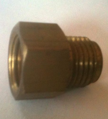 Brass 1/8&#034; male to 1/4&#034; female inverted connector bmfi125250 @ speed tech
