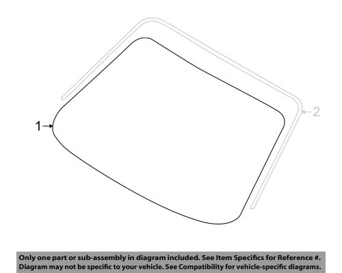 Bmw oem 14-16 228i-windshield glass 51317240639