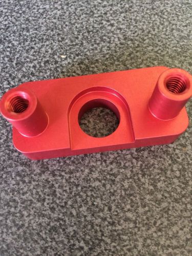 Red fuel rail cap