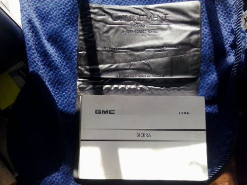 2006 gmc sierra owners owners manual denali sle slt z-71 1500 2500 3500 4x4 2wd