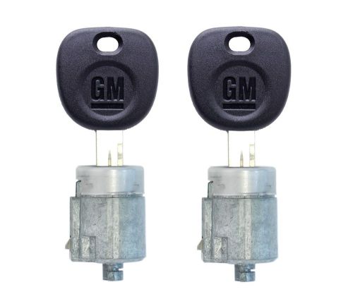 Chevy s-10, express &amp; more - 2 door lock cylinders w/ keys - chevy &amp; gmc- new