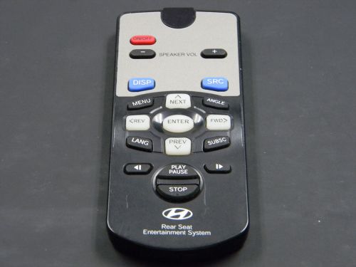 2007 hyundai entourage dvd entertainment remote control rear seat oem