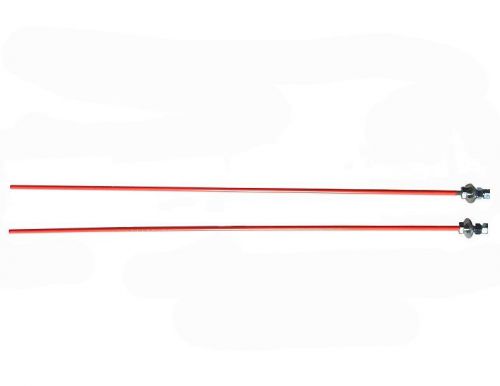 (2) new universal snow plow blade markers / guides for snowplows orange color 3&#039;