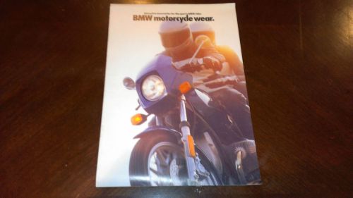 1983 bmw motorcycle apparel brochure
