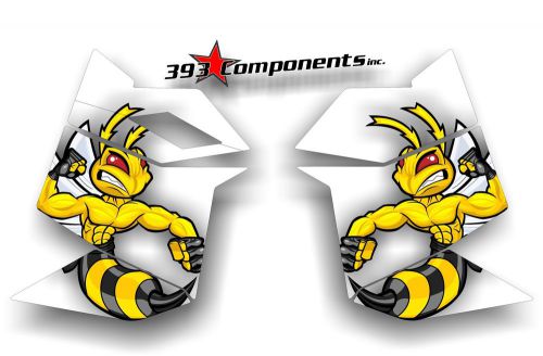 Ski doo rev xp snowmobile sled graphics decal sticker kit side panel killer bee