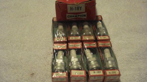 Box 8 champion h18y plugs 1954 ford mercury ohv v8 53-65 nash amc hudson divco