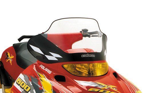 Powermadd 11540 cobra polaris edge high clear w/black/white