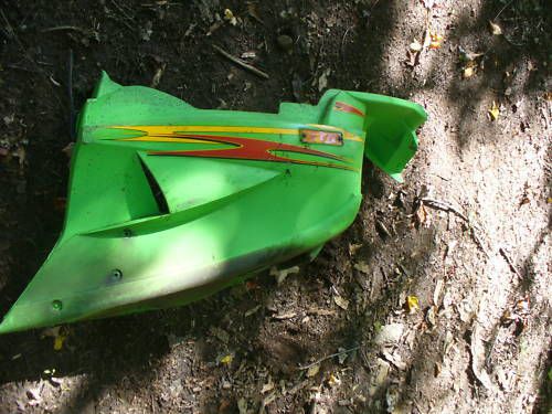 Arctic cat firecat right side panel belly pan green